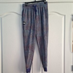 Under Armour Blue and Purple Joggers Tapered Fit